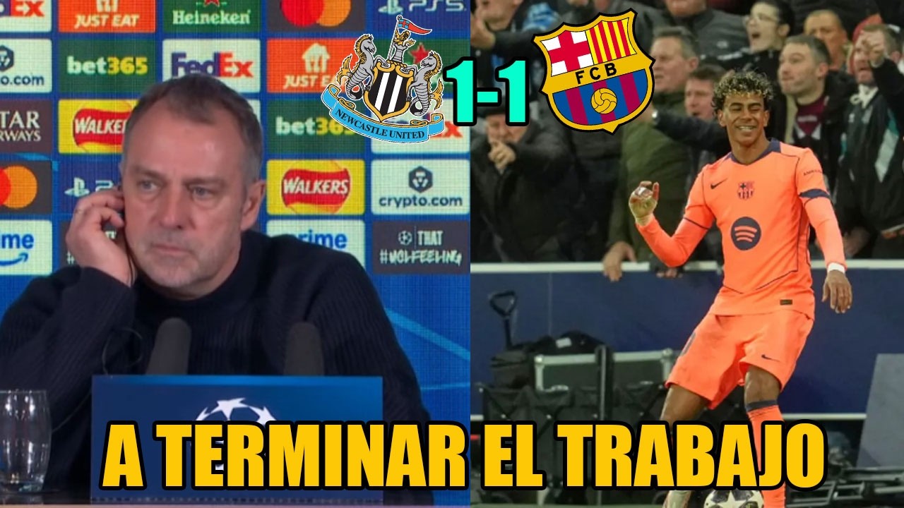¡NEWCASTELE VS FC BARCELONA 1-1! | BUEN RESULTADO PARA EL BARÇA