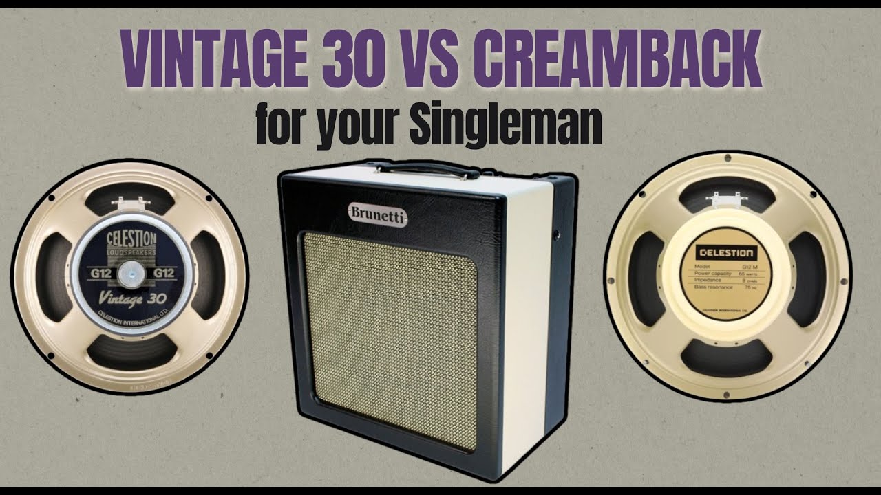 Vintage30 vs Creamback - What is the best speaker for your amp?