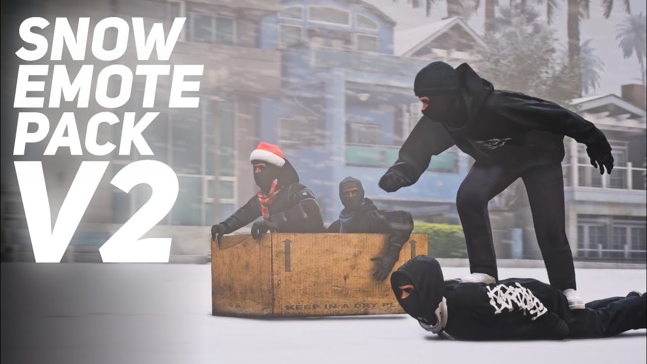 SNOW EMOTE PACK V2 - FiveM Custom Animation Pack