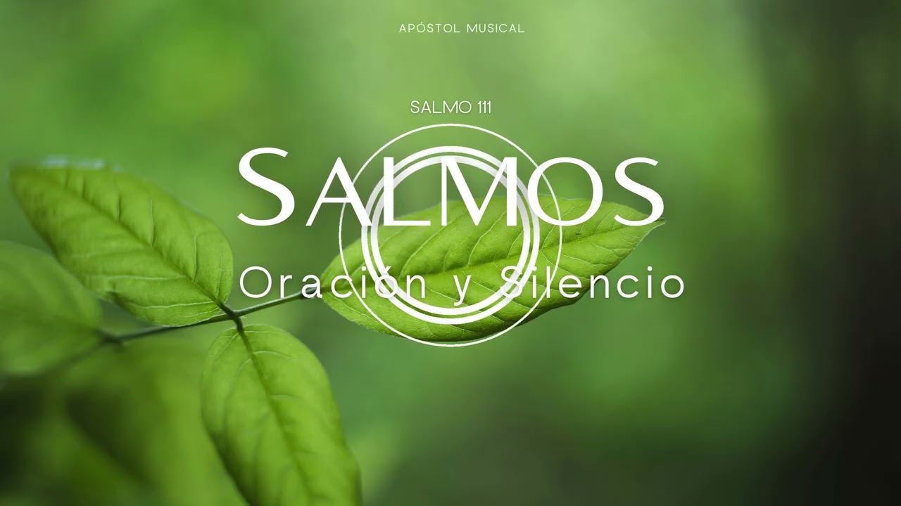 SALMO 111 - CANTADO para ORAR, y Traer Paz A TU VIDA. y VIVIR LA SANTIDAD, Cantemos con la BIBLIA.