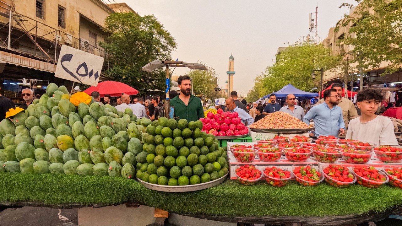 KURDISTAN’S CRAZIEST BAZAAR 🇮🇶 UNREAL Street Food Tour in Slemani!