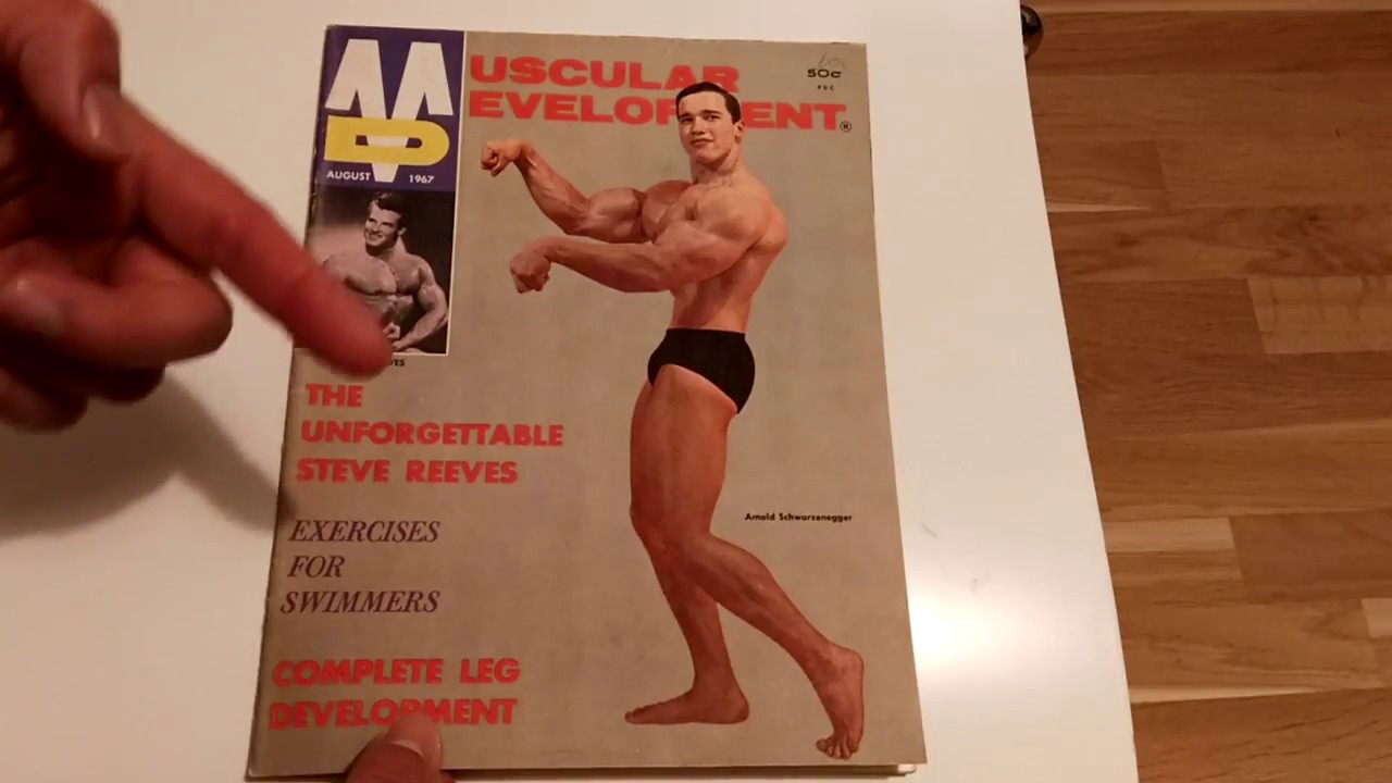 Arnold Schwarzenegger's tenth cover! Muscular Development Aug 1967. Arnold: The Early Year's