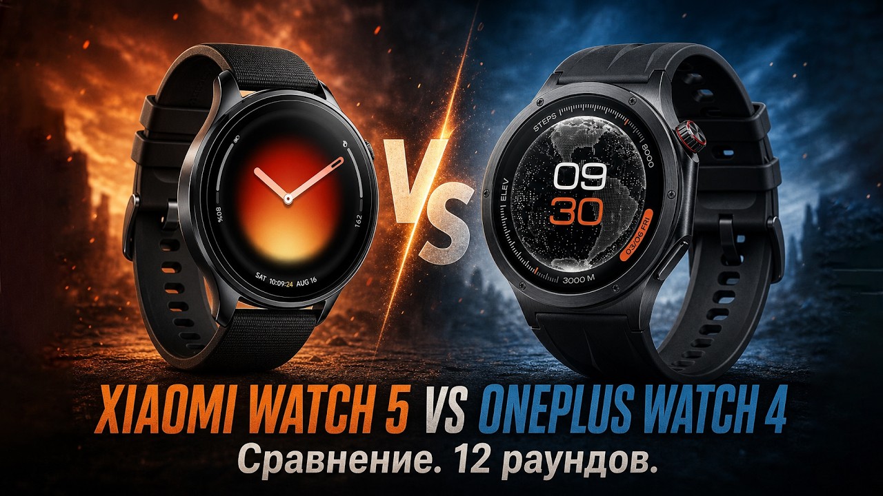 Xiaomi Watch 5 vs OnePlus Watch 4: Полное сравнение. Кто победил?