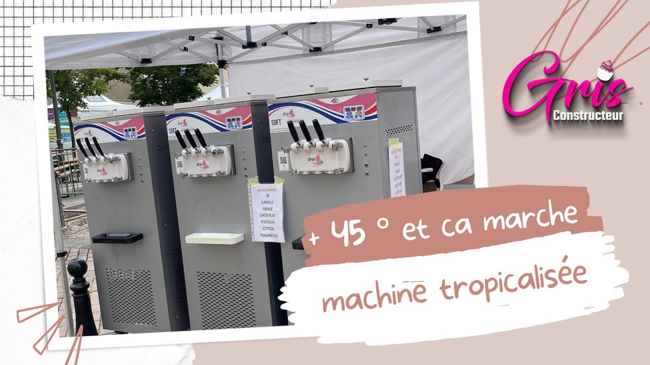 Alerte machines à glace à l'italienne : attention à la tropicalisation ! ☀️