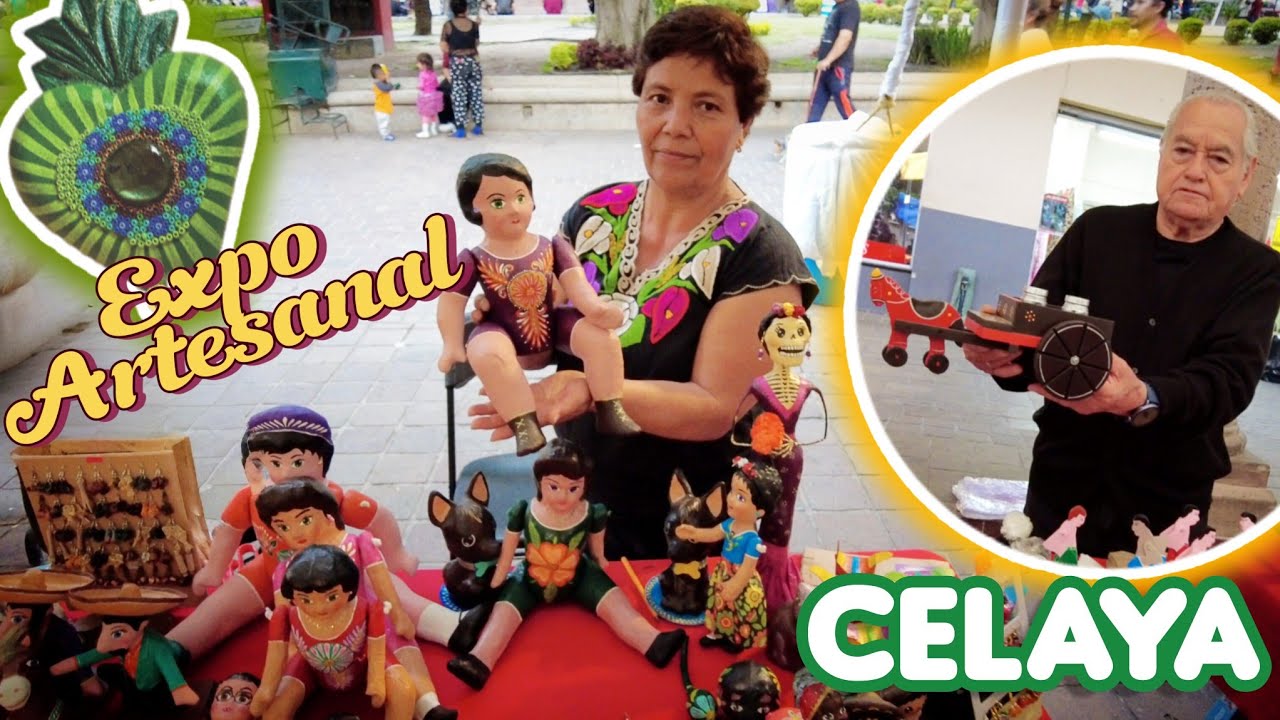 Gran talento de artesanos celayenses, en la Expo Artesanal de Primavera.