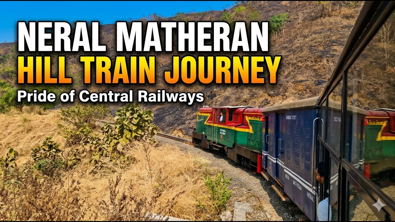 First Class Magic: 52105 Neral - Matheran Toy Train Journey! 🚂✨ #Matheran #HeritageTrain