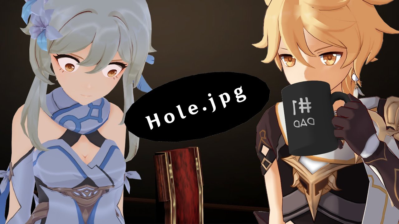 Aether, Lumine, and The Hole | Genshin Impact