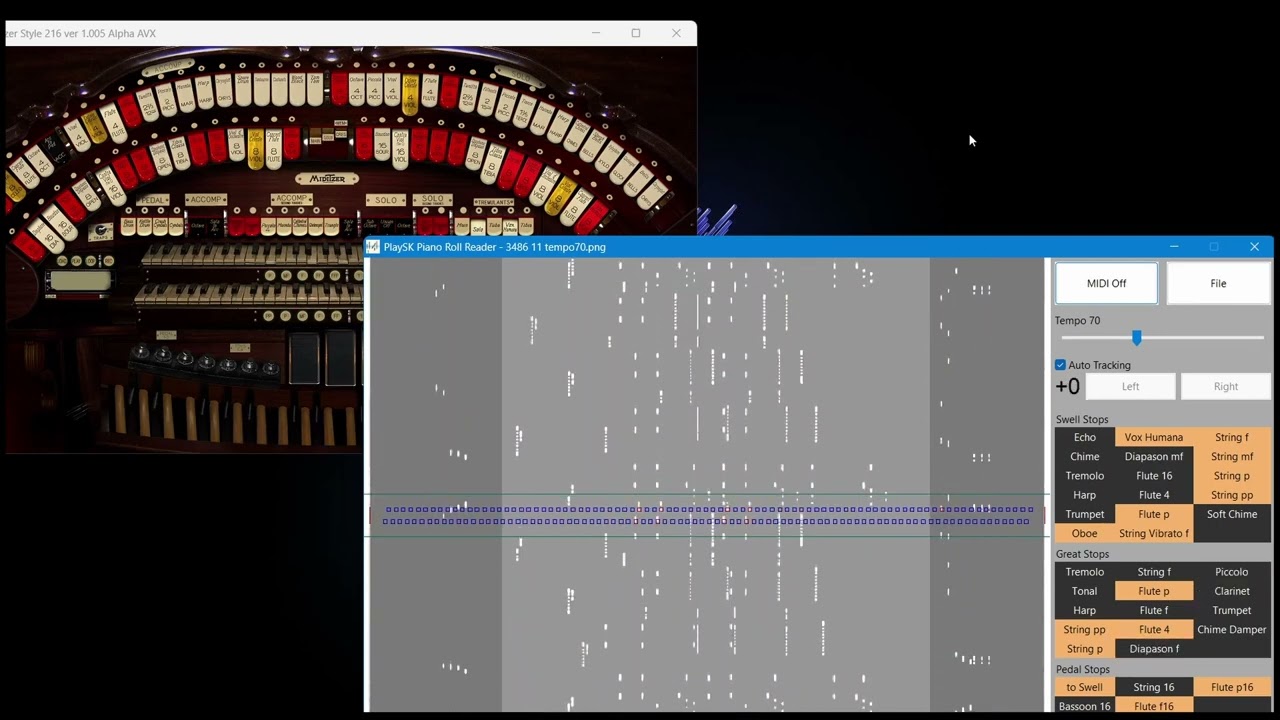 Aeolian Player Pipe Organ Roll, 