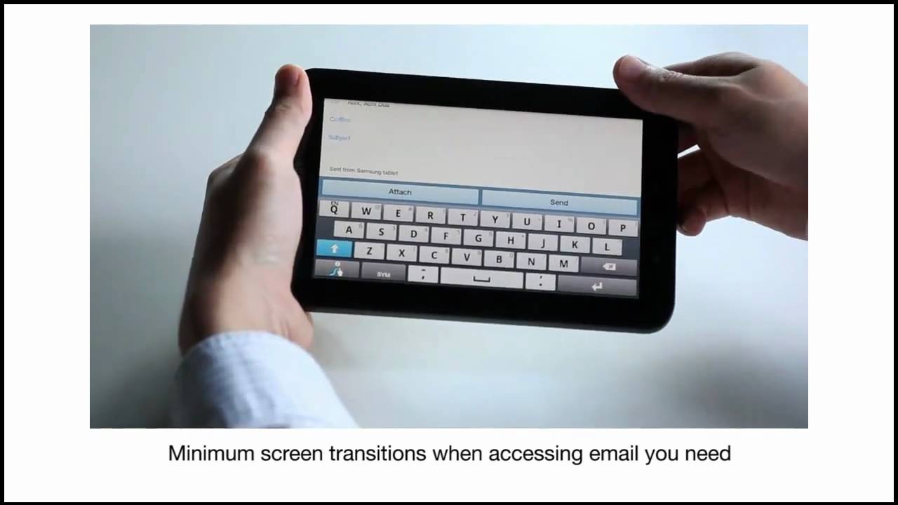 Samsung Galaxy Tab detailed Hands On