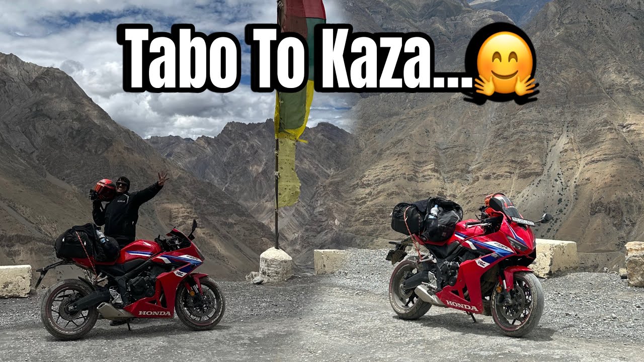 Tabo To Kaza || Road Trip || Spiti Circuit || Begins || Honda Cbr650r New 2025