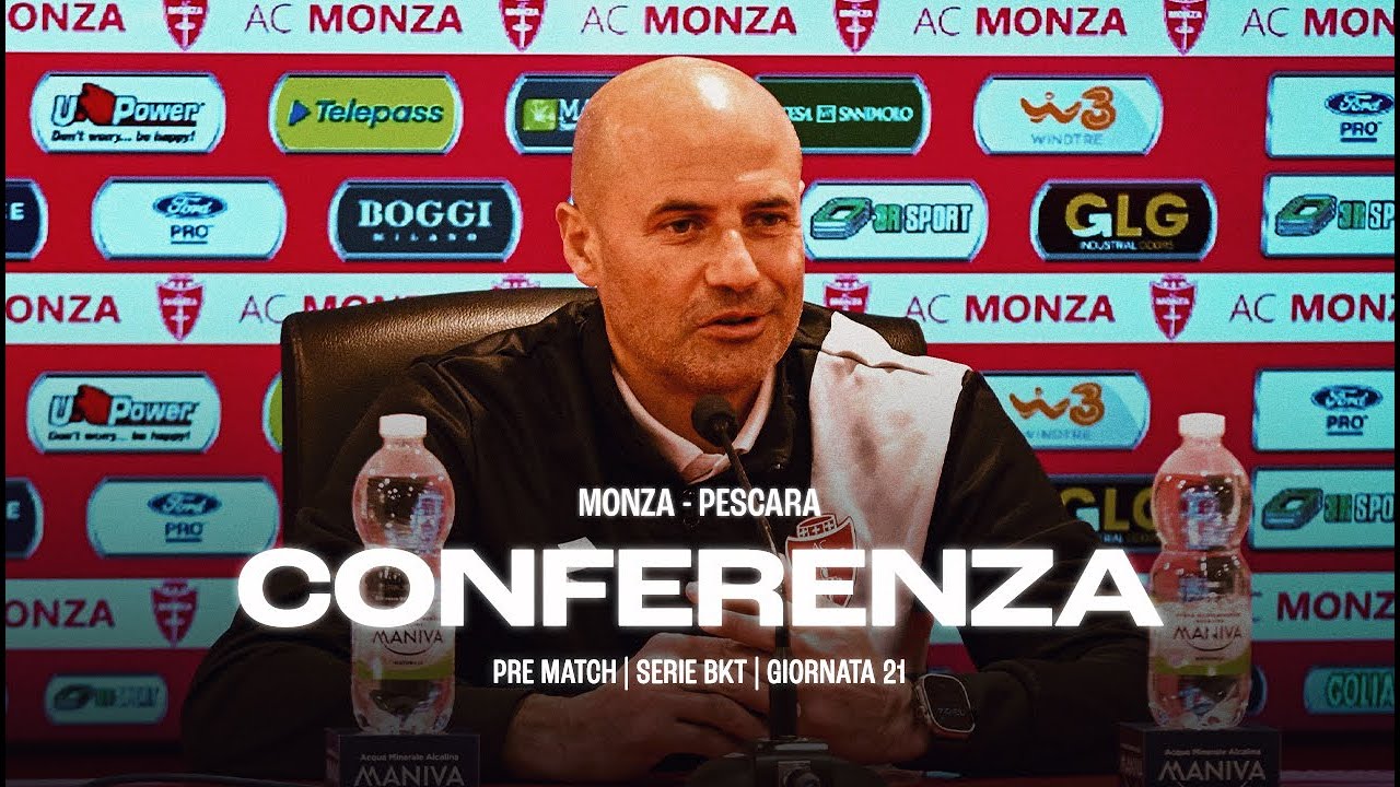 CONFERENZA STAMPA | Le parole di Mister Bianco prima di Monza - Pescara