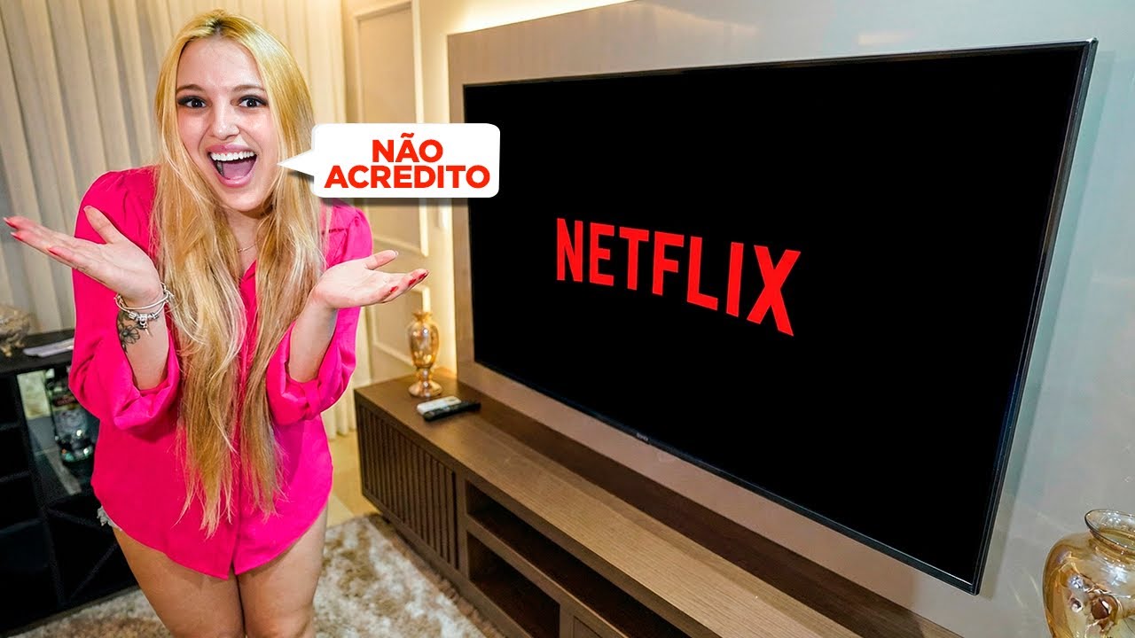 DEI UMA TV GIGANTE DE PRESENTE PRA KETLYN ❤️