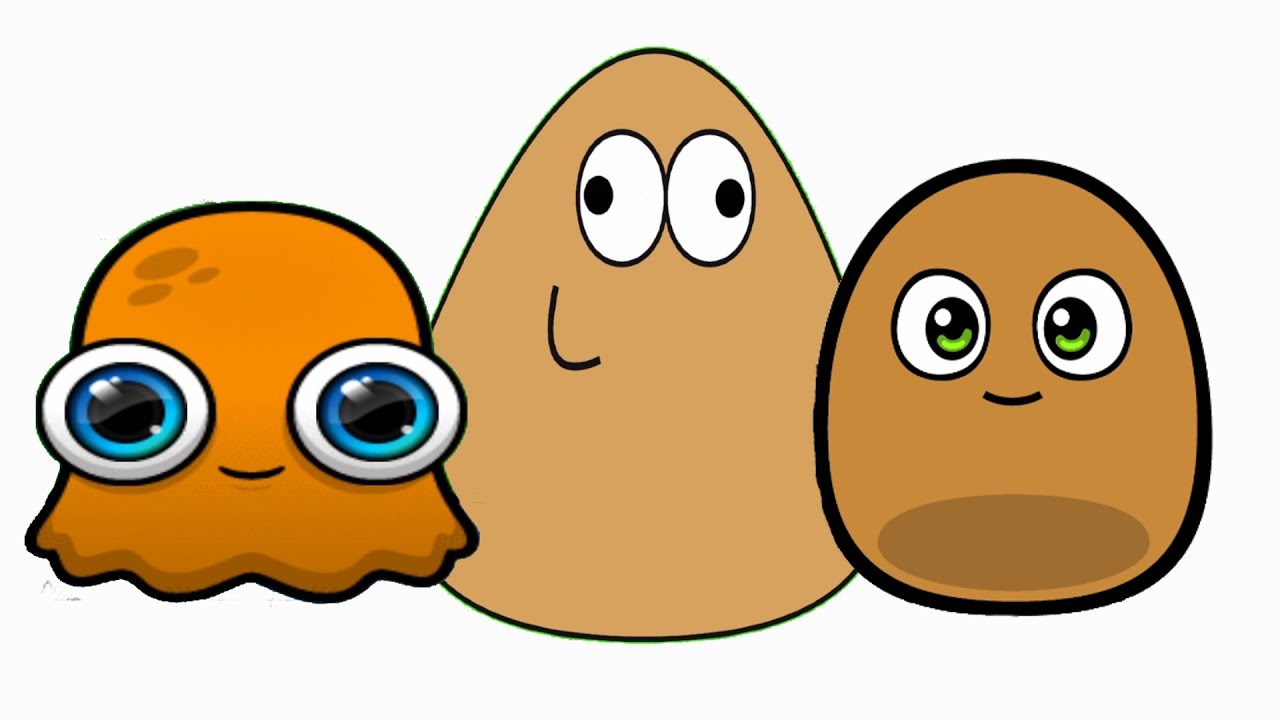 POU, MOY7 y BOO - Las mascotas juegan juntos.