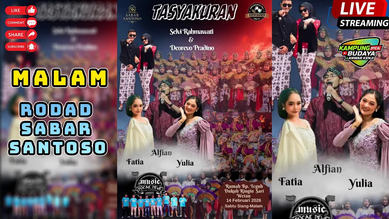 Live Rodad Sabar Santoso Ringinsari Wetan Sampetan Boyolali Wedding Selvi & Deo - Aziz Sound