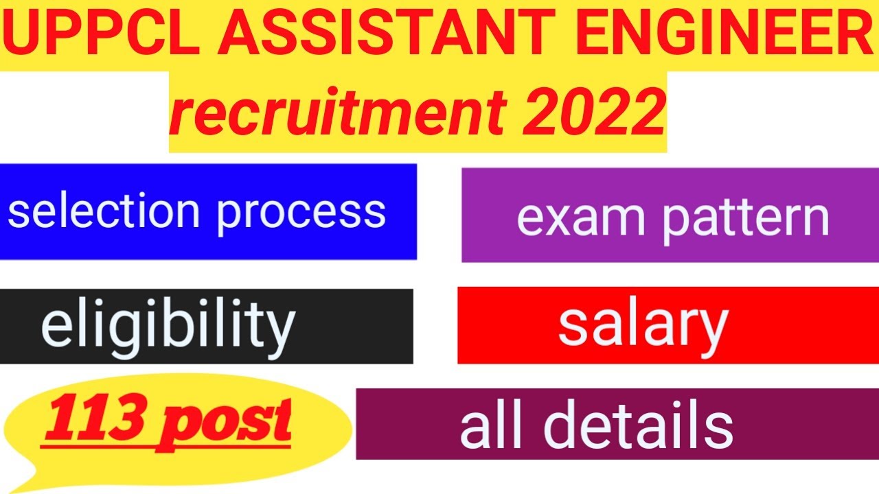 UPPCL AE VACANCY 2022 | UPPCL AE EXAM PATTERN | UPPCL AE SYLLABUS | COMPLETE INFORMATION
