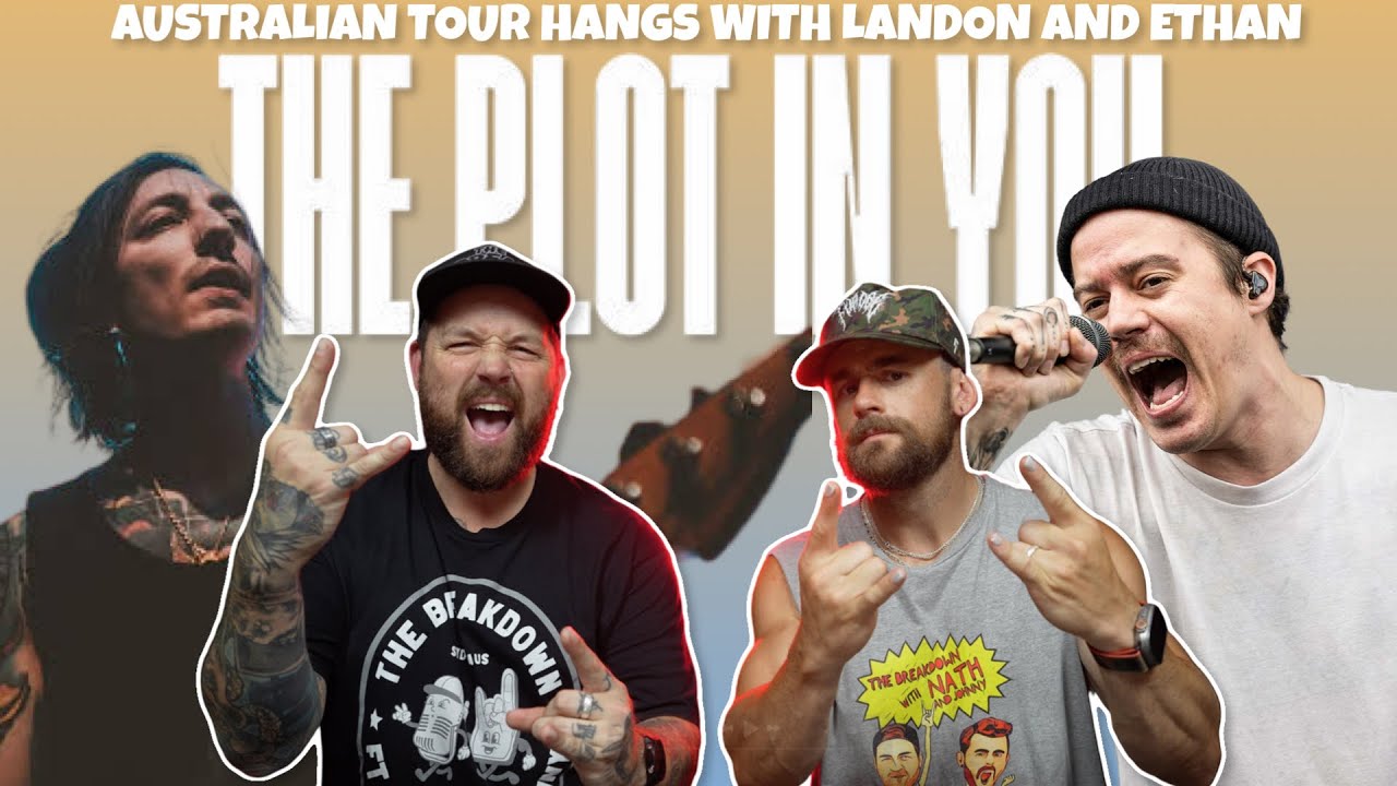 BACKSTAGE AUSTRALIAN TOUR INTERVIEW - Landon Tewers and Ethan Yoder - THE PLOT IN YOU