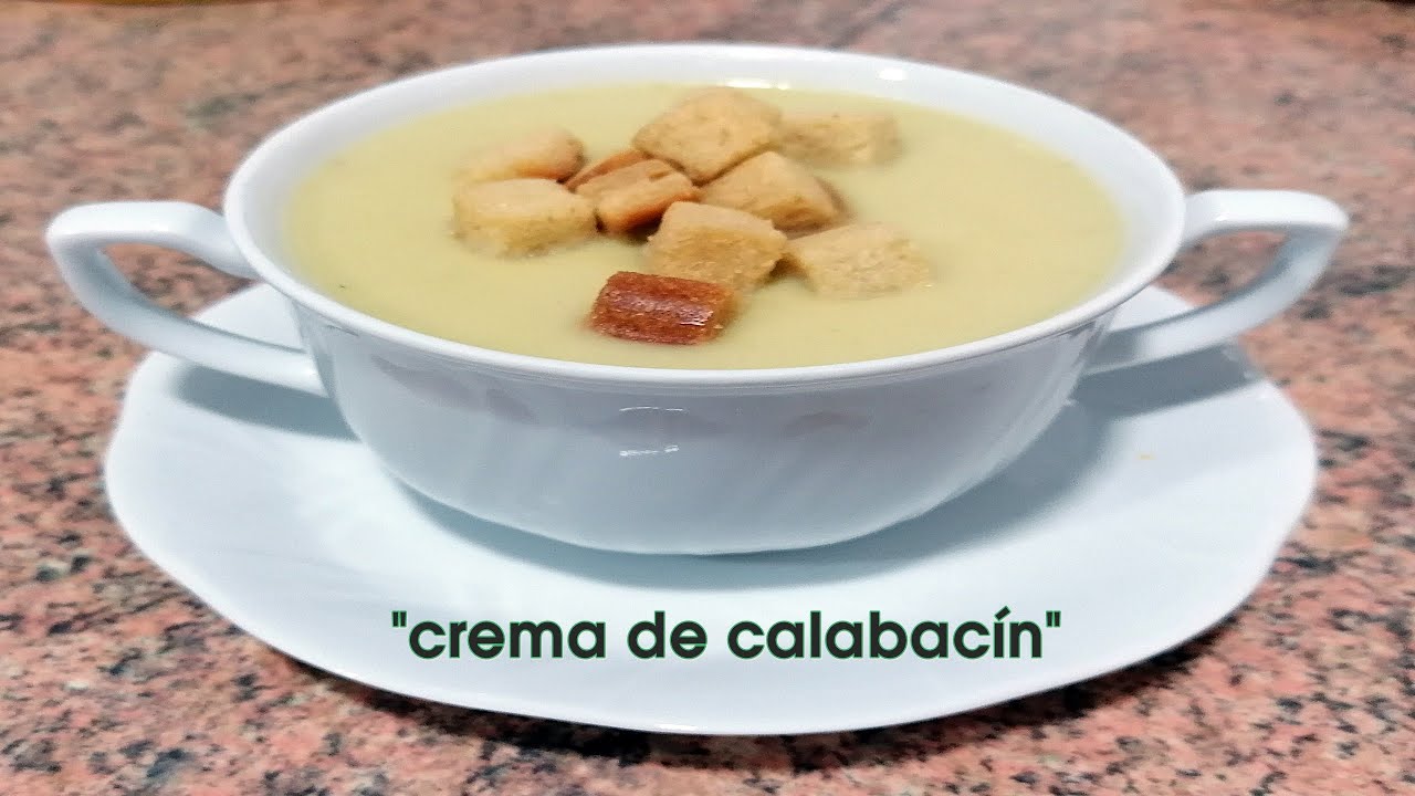 Crema de calabacín