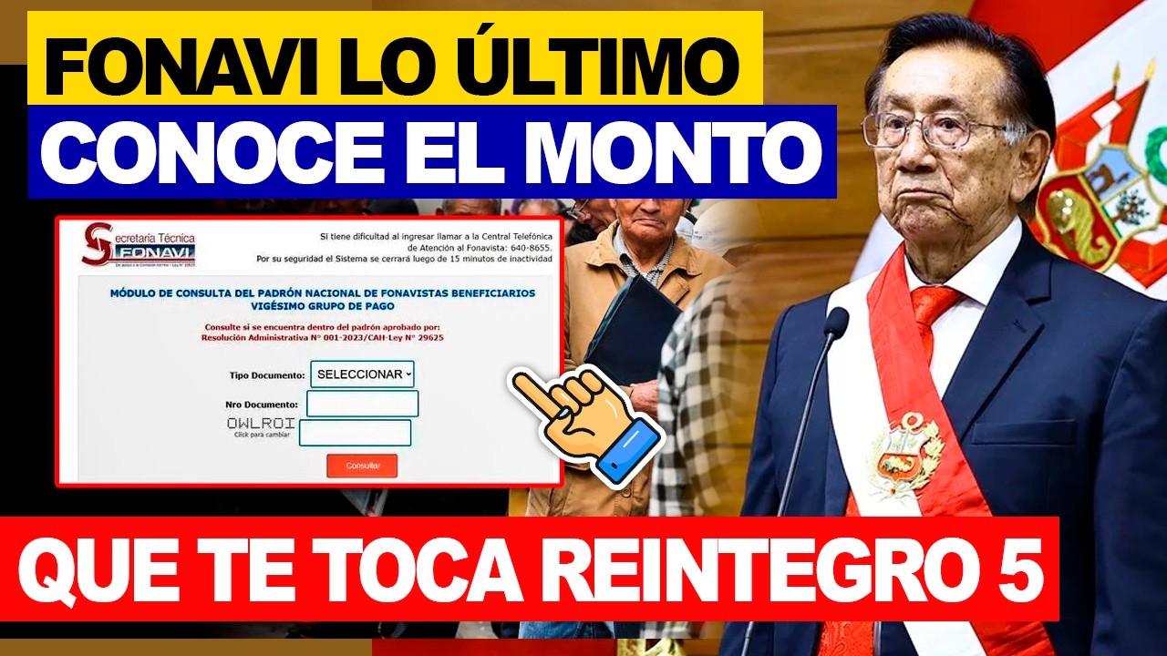 Fonavi: conoce el monto que te toca en Reintegro 5