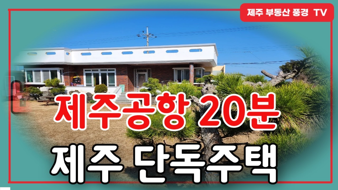 257평  넓은 정원에 조경이 예쁜 ^^ 텃밭 있는 제주도 단독주택^^ 한라산 풍경 과 바다뷰 좋아요
