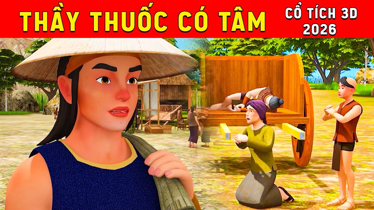 Cổ tích 3D tết Việt Nam 2026 - THẦY THUỐC CÓ TÂM - Bài học cuộc sống - Cổ tích sự tích Việt 2026