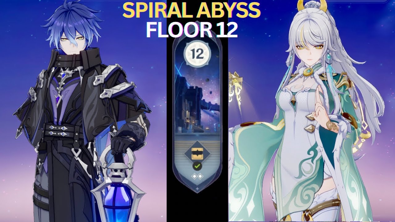 C0 Flins Lunar Charge & C0 Zibai Lunar Crystalize | Spiral Abyss 6.4 Floor 12 | Genshin Impact