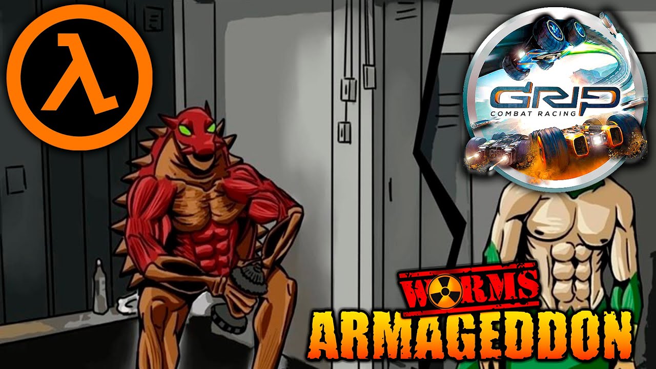 Субботние игрища!1!!(Half-life 1; Grip; Worms Armageddon)