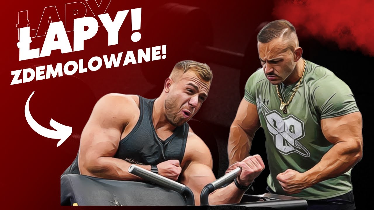 KŁOPOTY BICEPSÓW KACPRA! BĄKIEWICZ I STUGLIK ROBIĄ TRENING ŁAP!