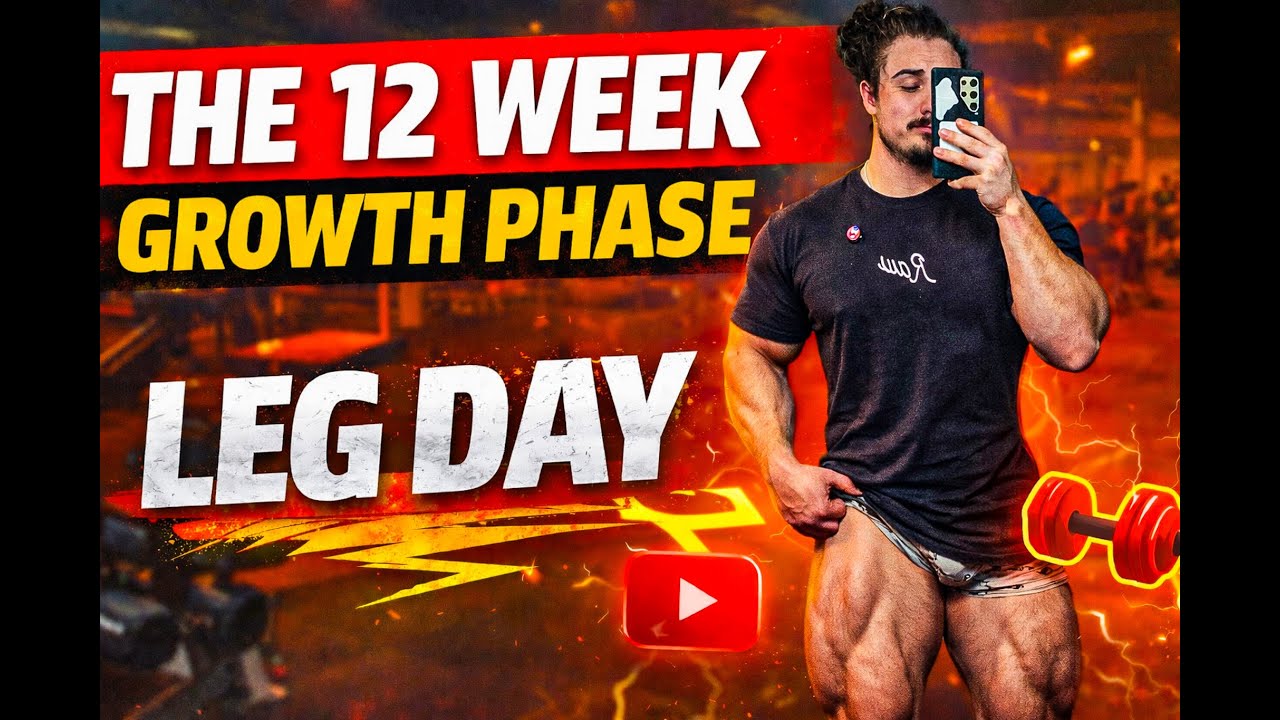 The 12 Week Growth Phase - Week 1 - Legs (Quad Focused)