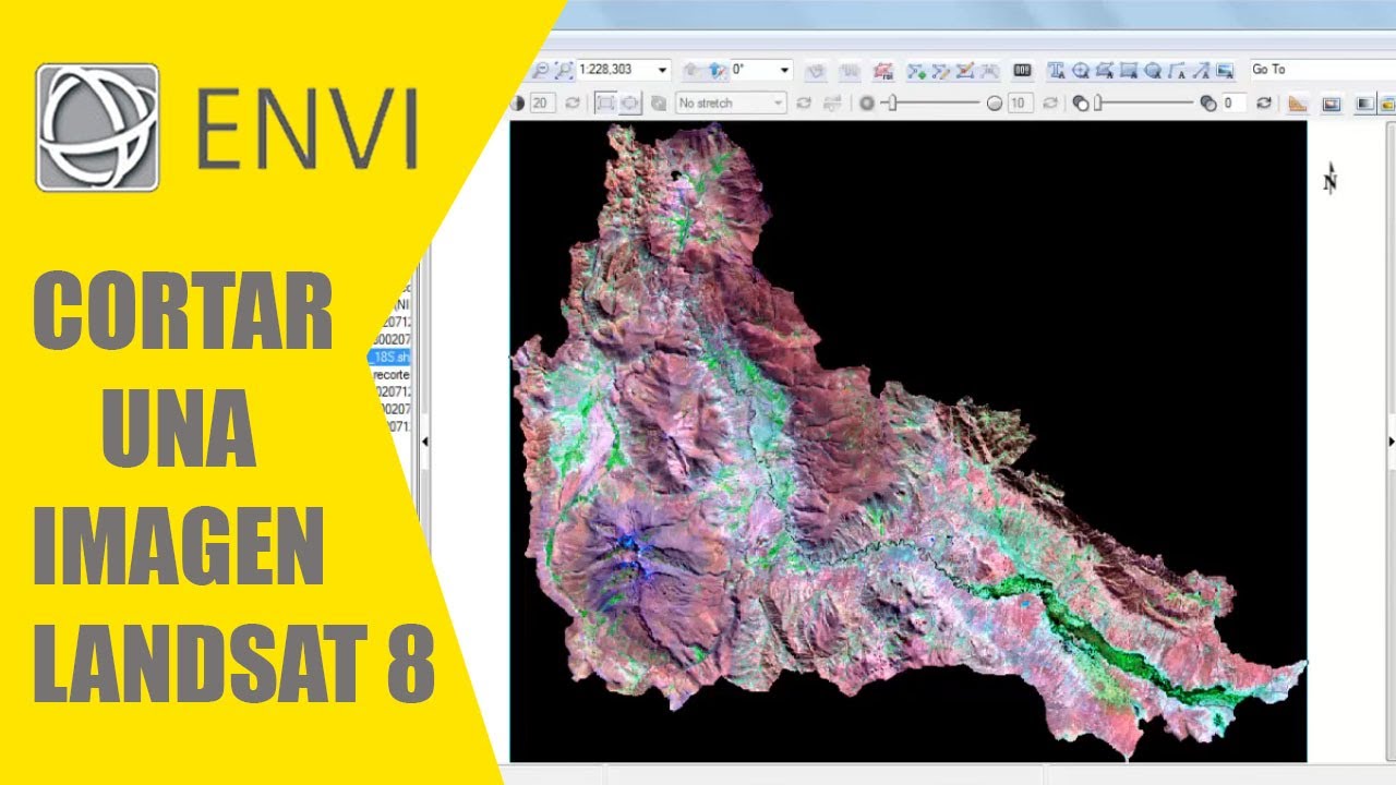 Cortar una imagen Landsat 8 con ENVI 5.2