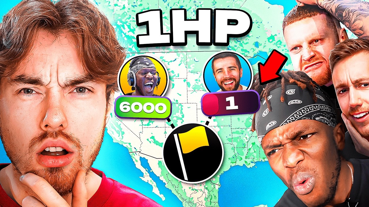 Geoguessr Pro Reacts to Sidemen 1hp Challenge
