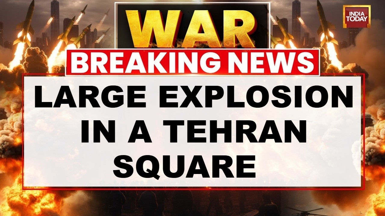Iran-Israel War Live News: Iranian State Television Reports A Large Explosion In A Tehran Square