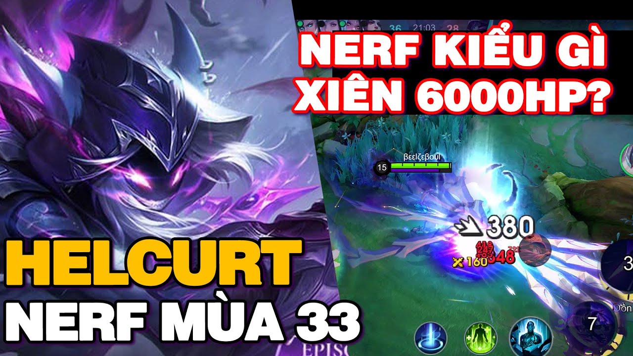 MLBB | HELCURT NERF MÙA 33: LATE GAME LÊN ĐỒ GÌ MÀ 1 XIÊN HƠN 6000 MÁU?? | Tốp Mỡ