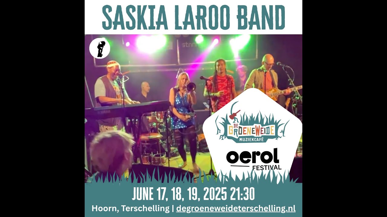 Saskia Laroo Band Live at iconic café De Groene Weide Oeral Festival - Day 2 set 2