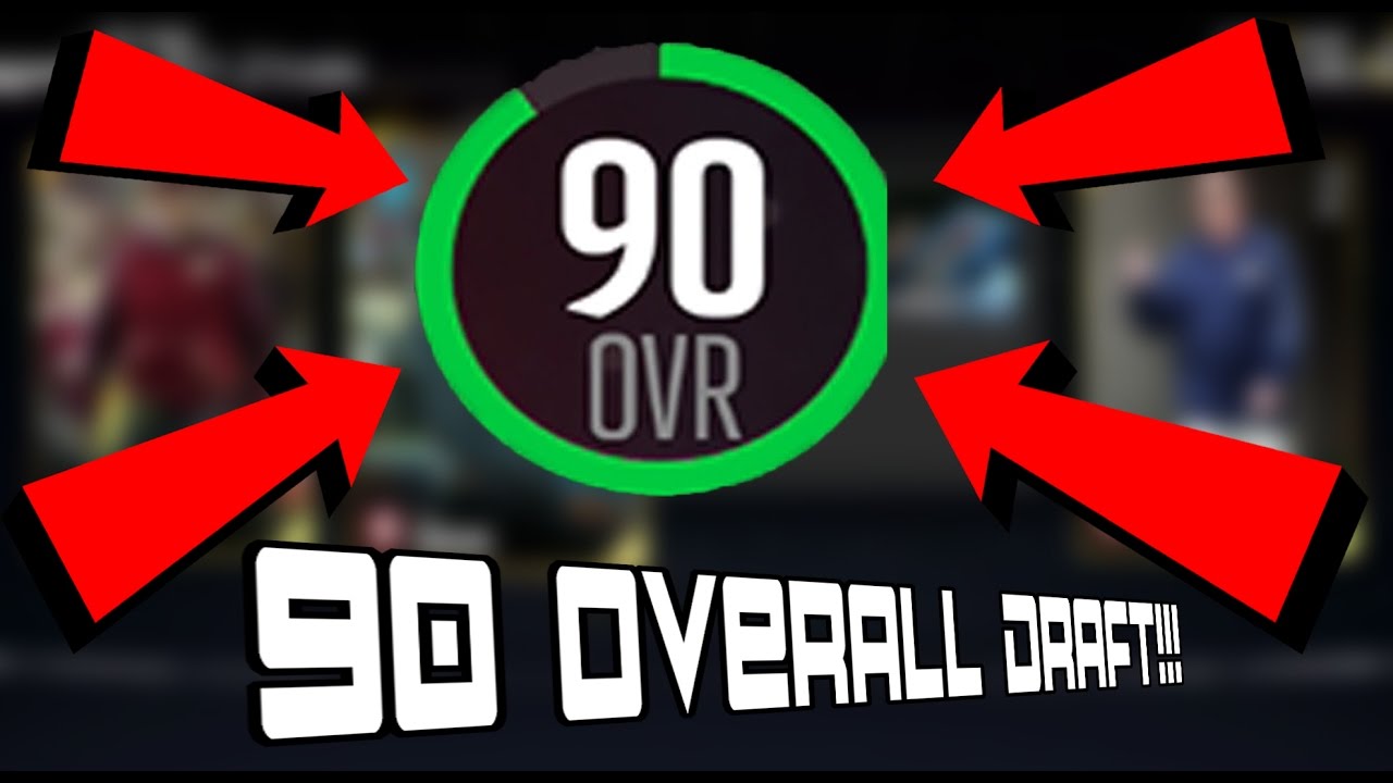 90 OVERALL DRAFT!?!?! TUESDAY NIGHT DRAFT CHAMPIONS!!!!