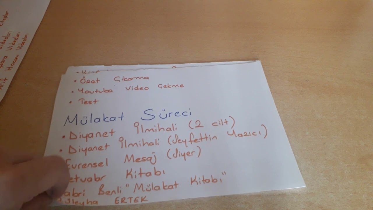 Diyanet Mülakatından Nasıl 100 puan aldım? (Tüm süreç.)
