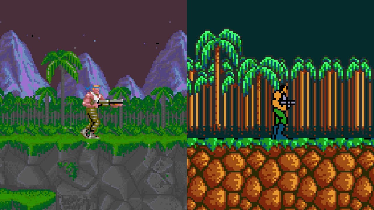 CONTRA / GRYZOR ★ Versions Comparison ▶ EVOLUTION through its PORTS
