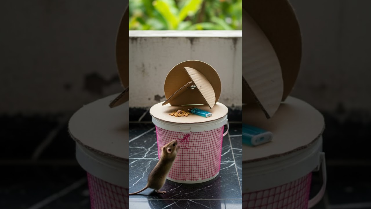 Funny! Rice bait trick so simple, mice fall without a fight 