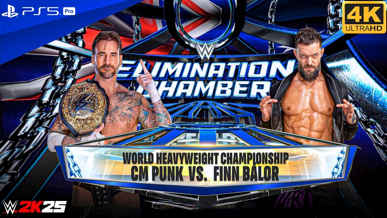 WWE 2K25 - Finn Balor Vs CM Punk - World Heavyweight Championship Match | PS5™ Pro [4K60]