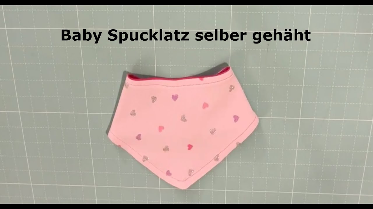 Baby Spucklatz nähen