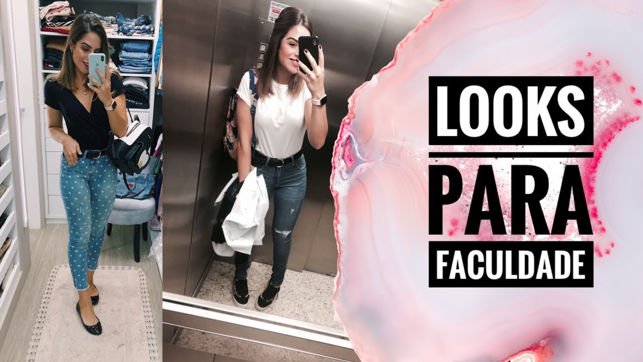 VLOG: LOOKS PARA FACULDADE #3 | Julia Pabis