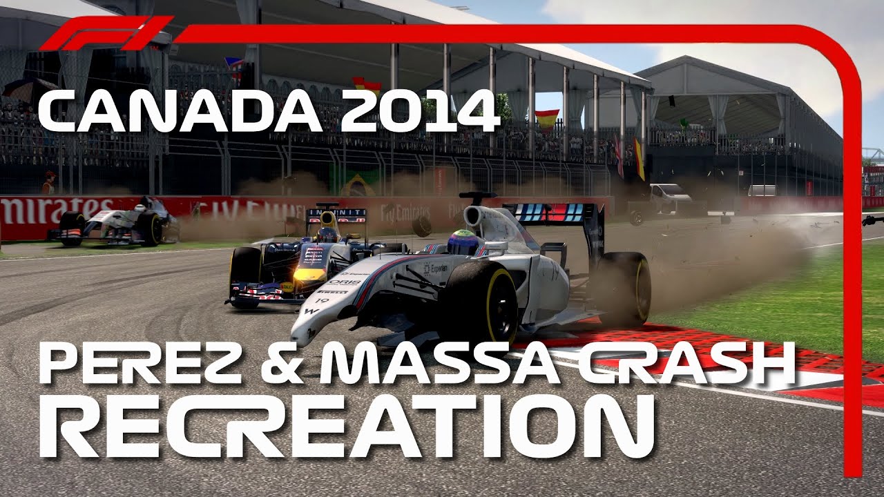 Perez & Massa's MONSTER Crash Recreated | 2014 Canadian Grand Prix