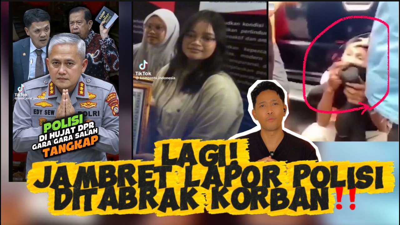 NGAKAK JAMBRET DI JOGJA LAPOR POLISI DITABRAK KORBANNYA‼️ SAYA GA TERIMA PAK‼️
