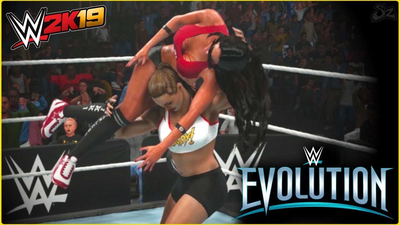 WWE 2K19 : Ronda Rousey vs Nikki Bella - WWE Evolution Full Match
