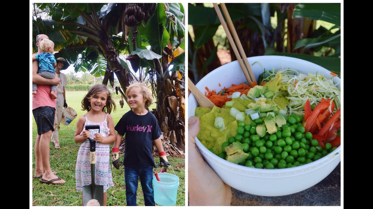 Planting Bananas | DELICIOUS SALAD recipe