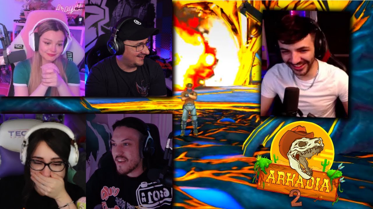 REACCIONANDO A LAS REACCIONES DEL FINAL DE ARKADIA 2!! - Nexxuz
