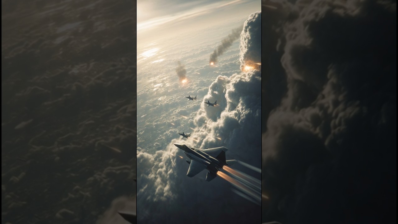 Fighter Jets in Action | AI Video #shorts