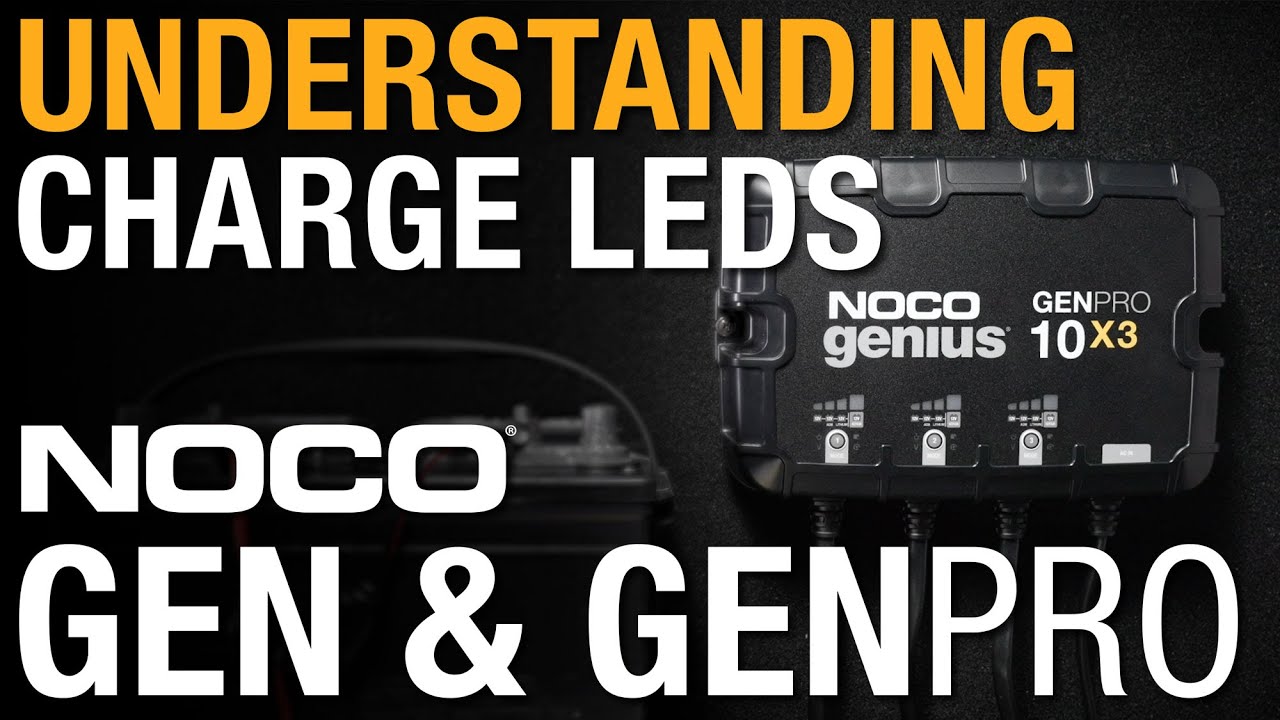 Понимание светодиодов зарядки на NOCO GEN и GENPRO