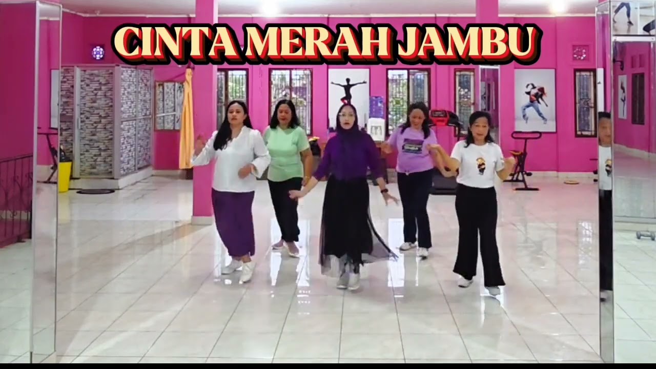 CINTA MERAH JAMBU LINE DANCE || BEGINNER || CHOREO MIMITHA KAERU (INA)- JULY 2025