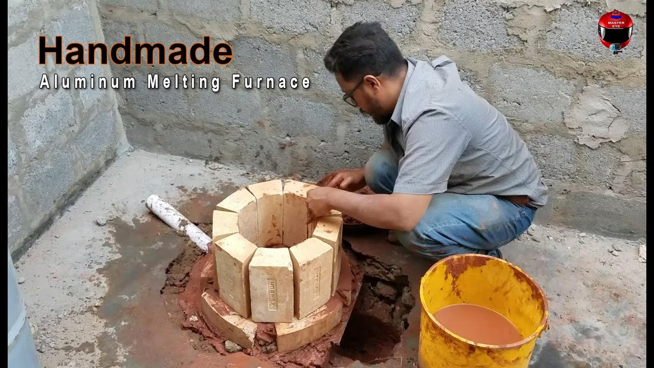 How to Make DIE CASTING FURNACE, Hand Made Aluminum Melting Furnace, Hand Made Sand Mold Furnace,