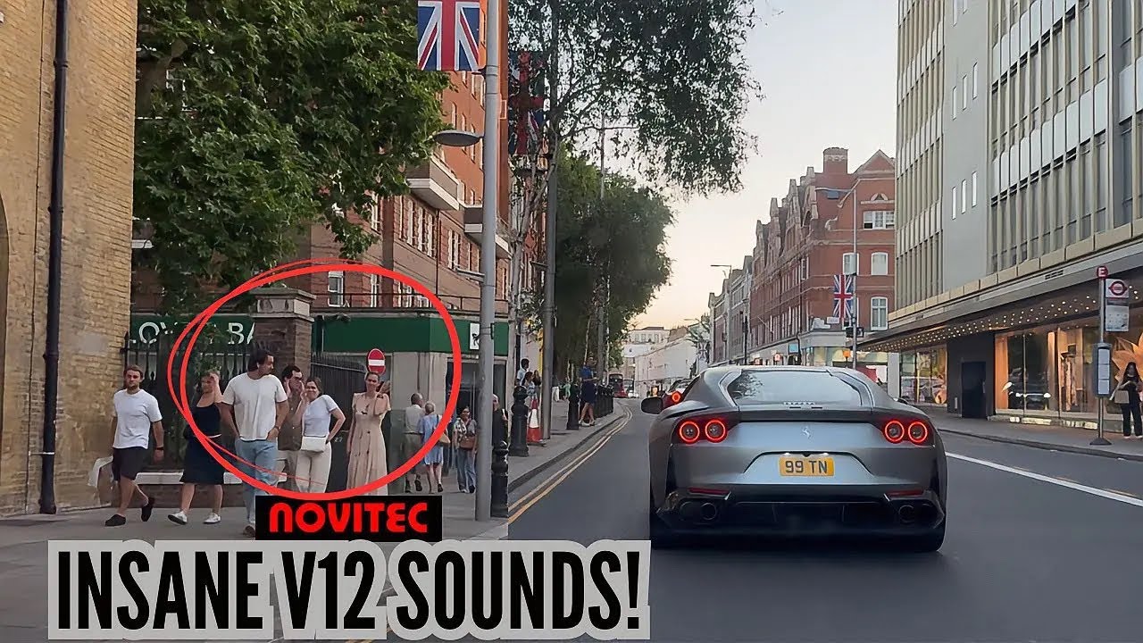 NOVITEC Ferrari 812 Superfast DESTROYS London Streets! INSANE Reactions & Accelerations!